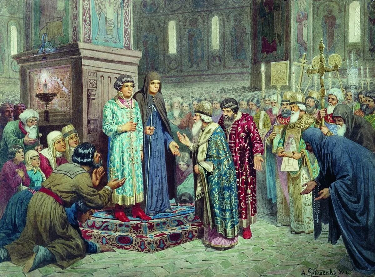 Избрание Михаила Романова на царство. Высший совет русского царства состоявший