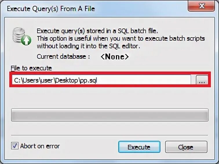 Batch execute. Batch execute
