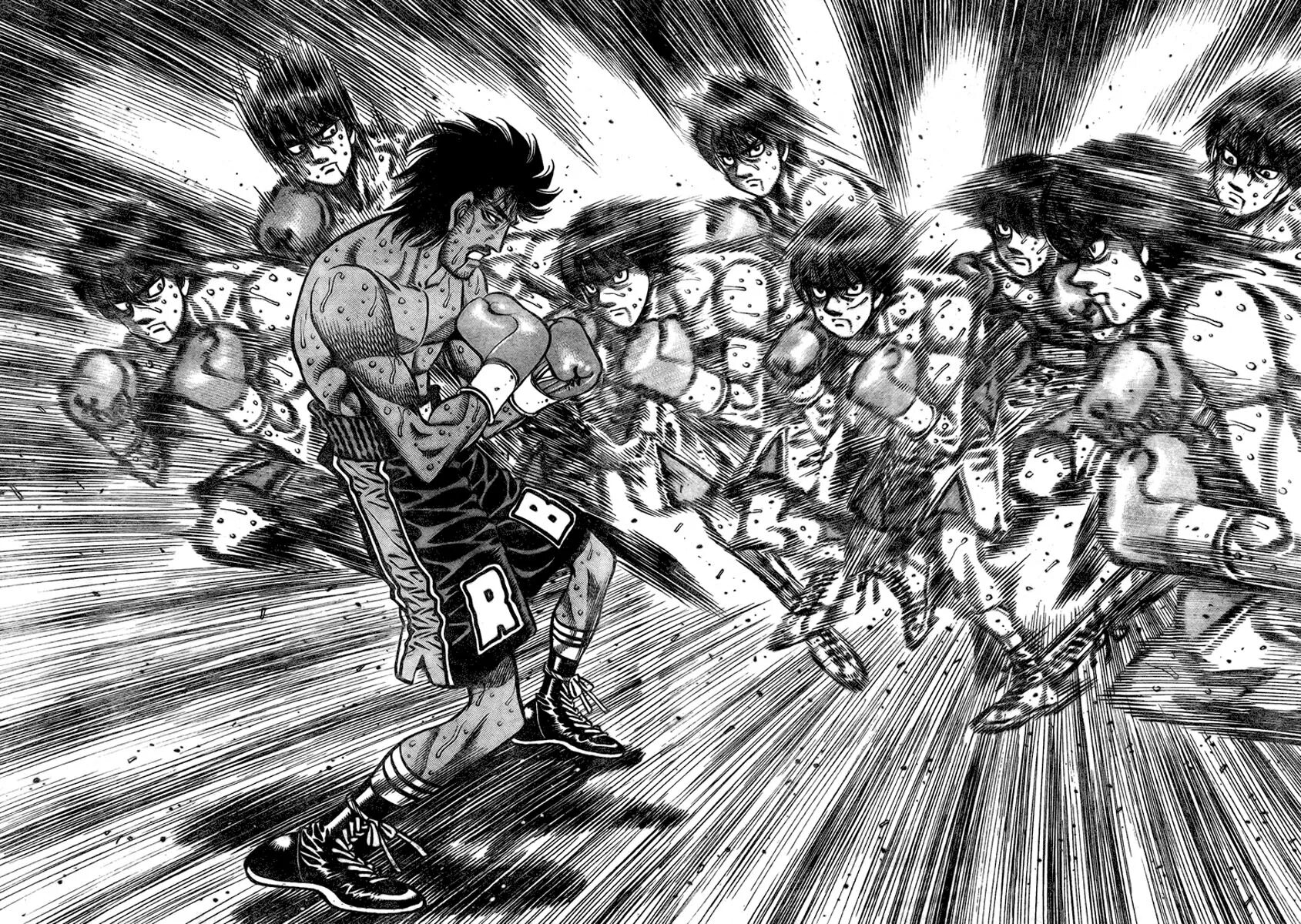 Первый шаг Манга ИППО. Hajime no Ippo Манга. ИППО Макуноучи Манга. ИППО Макуноучи черно белый. Империя первый шаг полностью