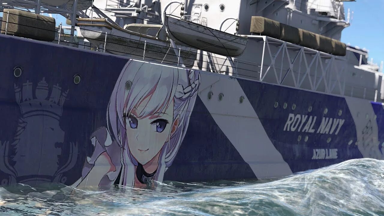 HMS Belfast Azur Lane. Белфаст Азур Лейн. Skin azur