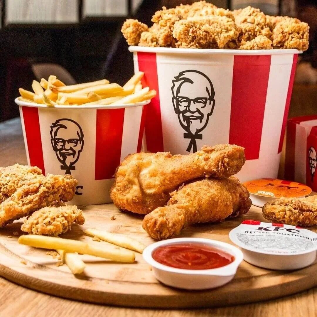 Доставка крылышек kfc