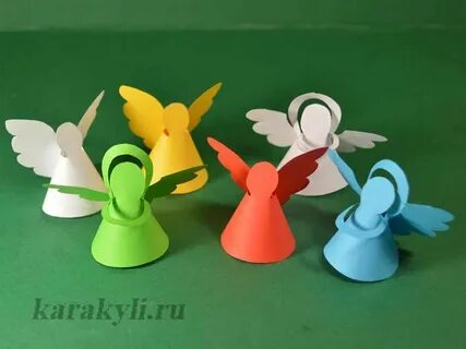 Ангел из бумаги своими руками для детей
