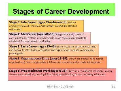 Stages development