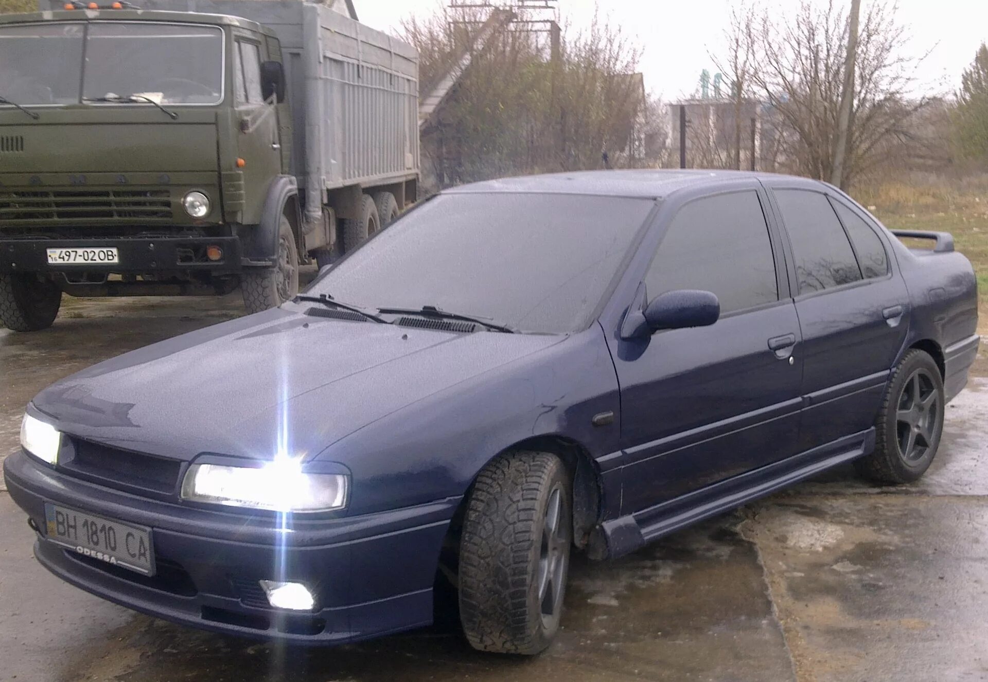 Эксперименты с ПТФ. - Nissan Primera (P10), 2 л, 1992 года стайлинг DRIVE2