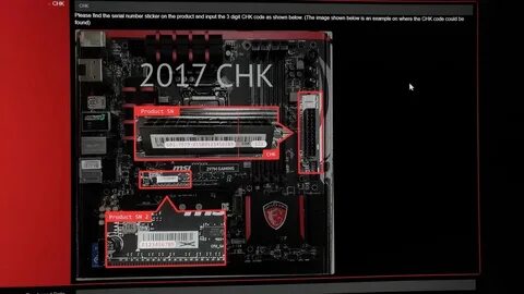 Серийный номер материнской платы msi