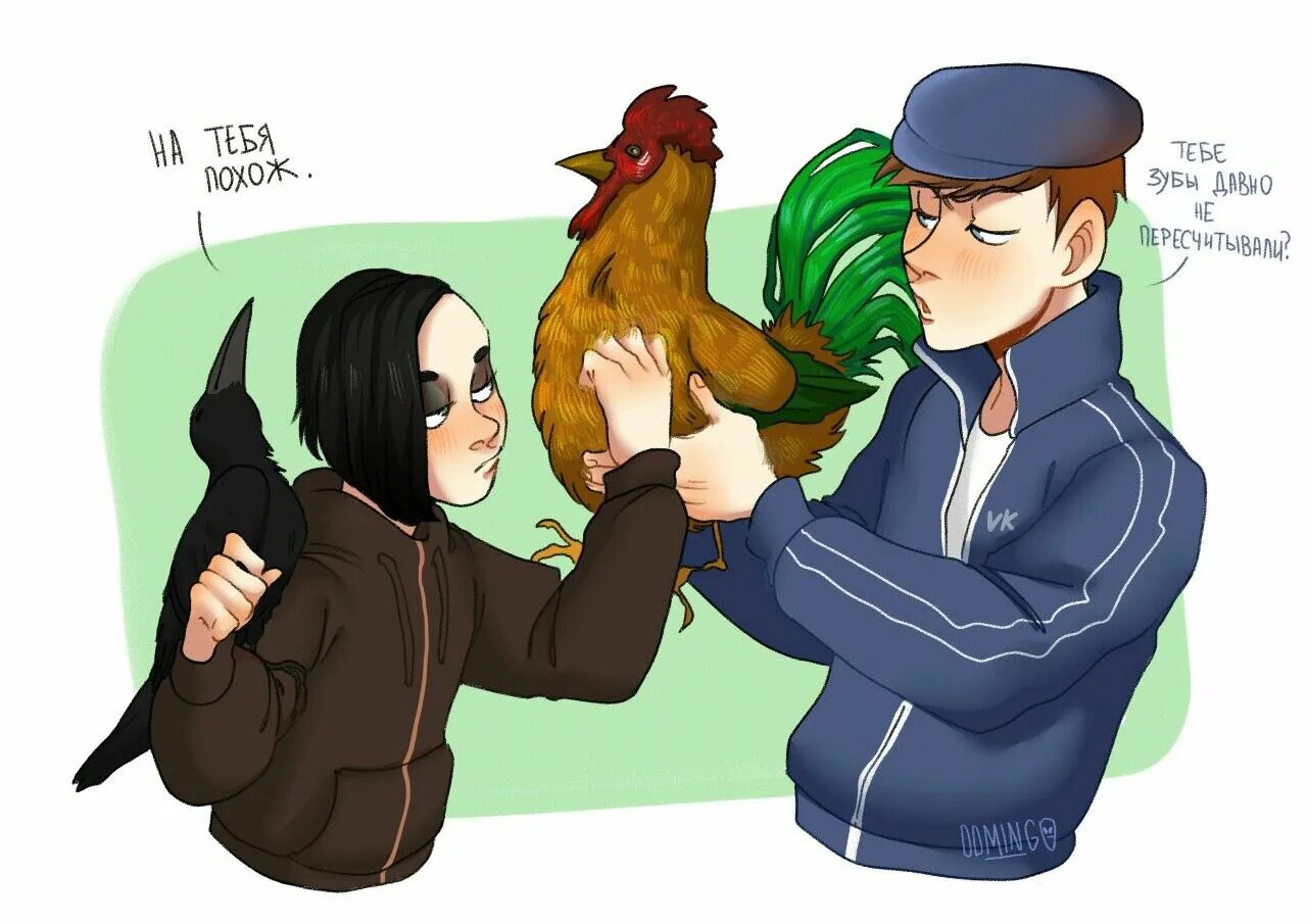 Фикбук ворона