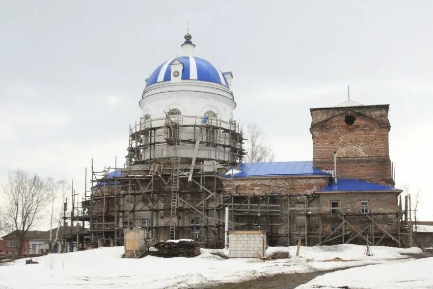 Город Оханск Пермский край. Церковь Пермский край Оханский район.