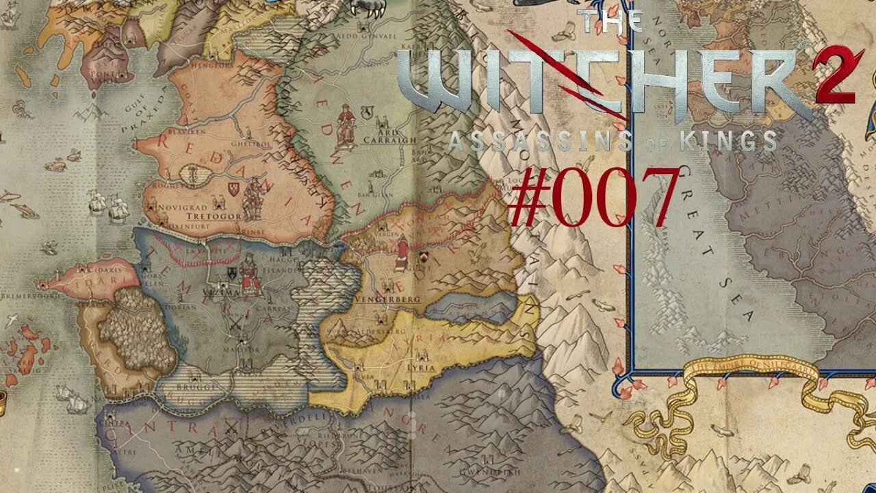 The witcher map. The witcher map
