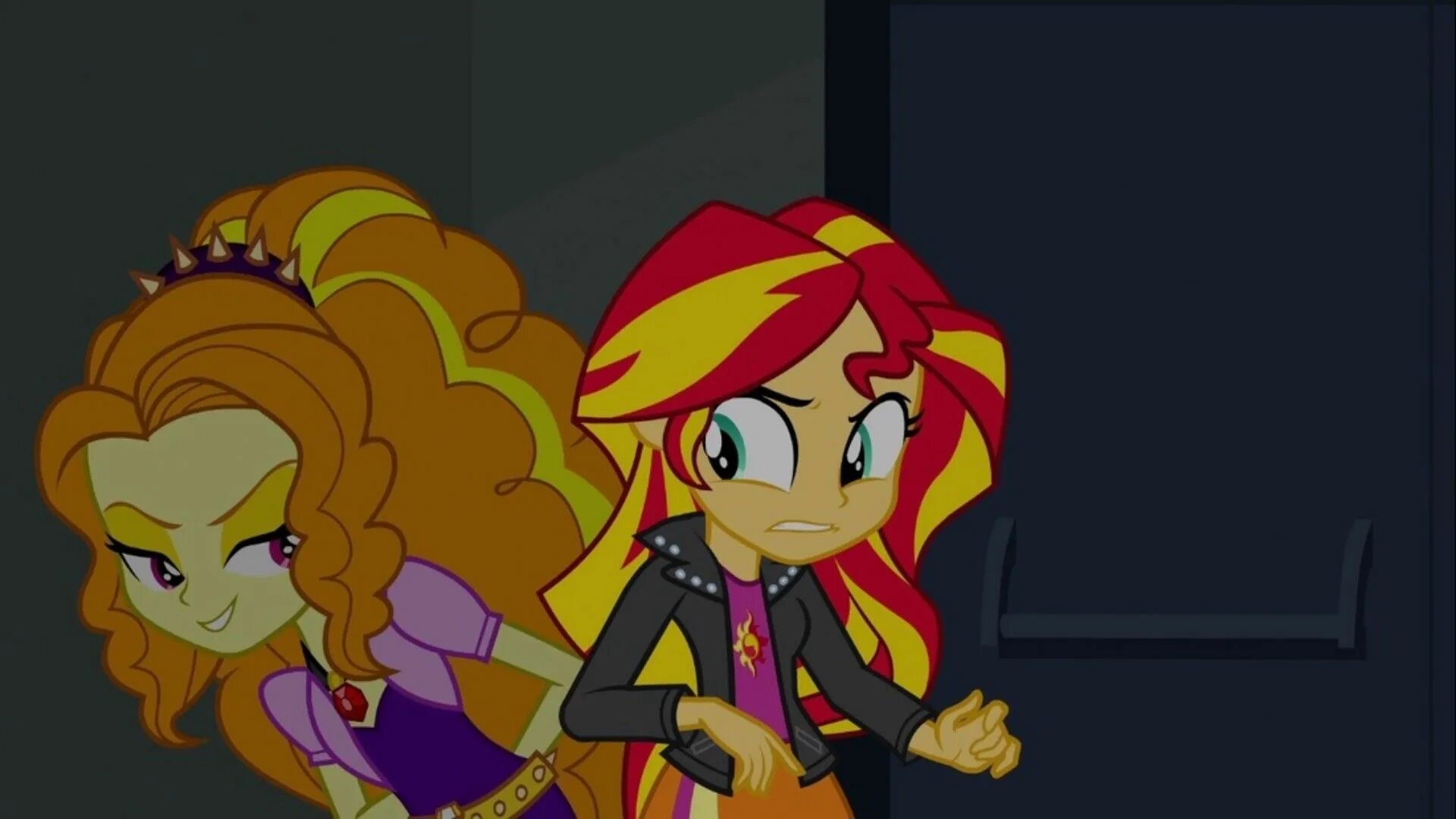 Адажио современное. Сансет шиммер и адажио даззл. shimmer,adagio dazzle. сансет шиммер и адажио пони. sunset shimmer and adagio dazzle.