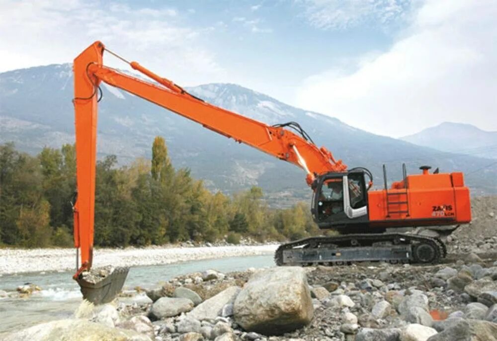 Удлиненный экскаватор. Экскаватор Хитачи zx240. Hitachi zx240-5g. Экскаватор Hitachi zx240-5g. Zx240lc-5g.