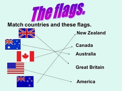 These flags