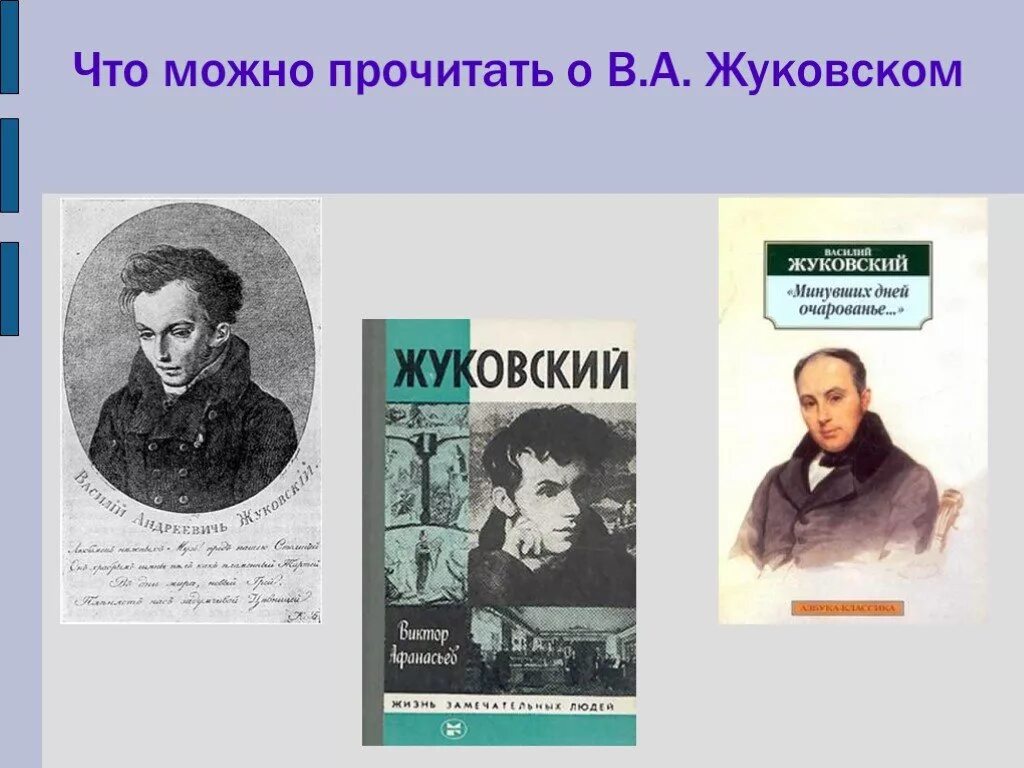 Жизнь жуковский тема. Что можно прочитать о жуковском. жуковский книги для детей презентация. презентация &quot; жизнь и творчество в а жуковского 6 класс. юбилей жуковского.