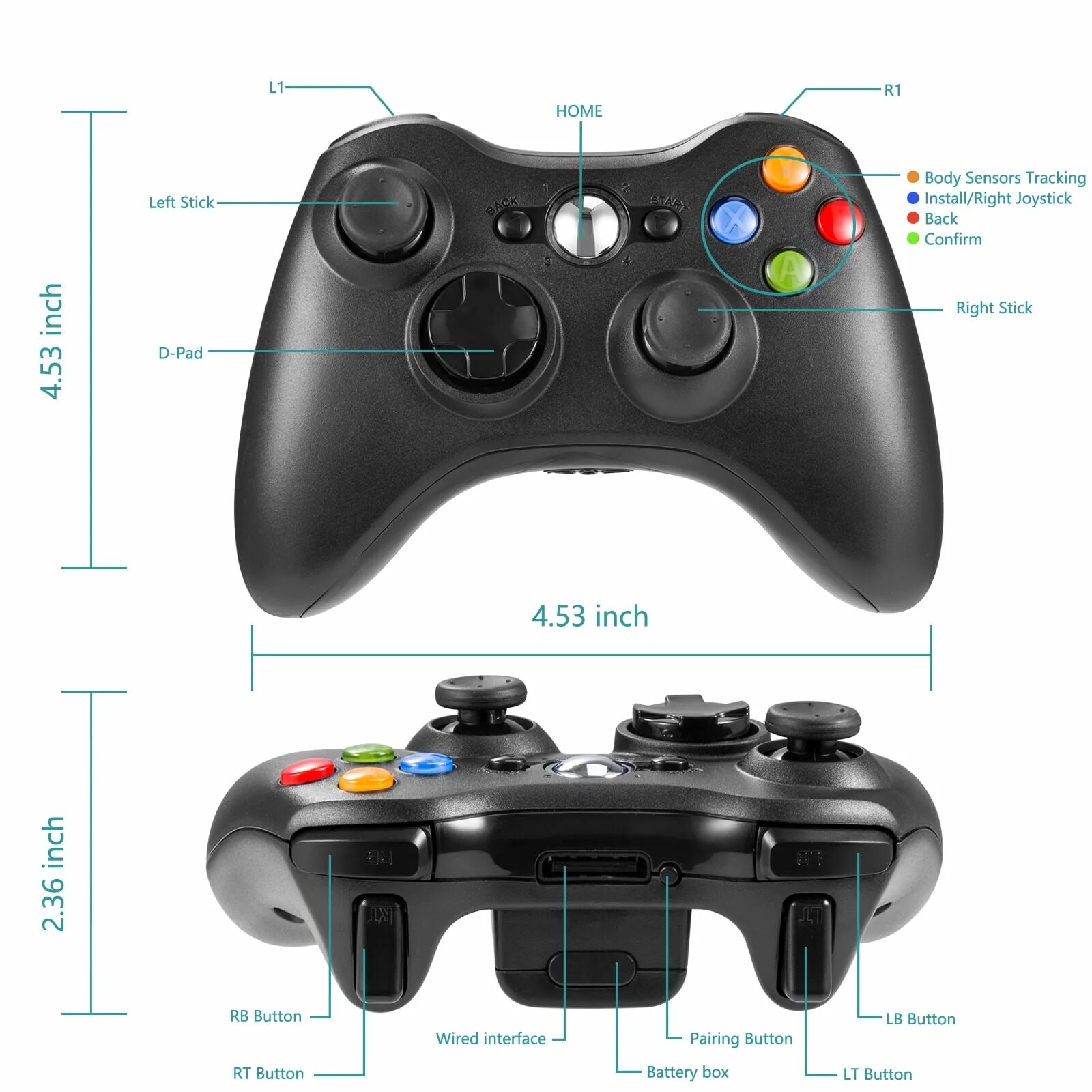 Приставка 2.4 g wireless controller gamepad