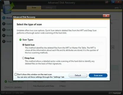 Disk recovery