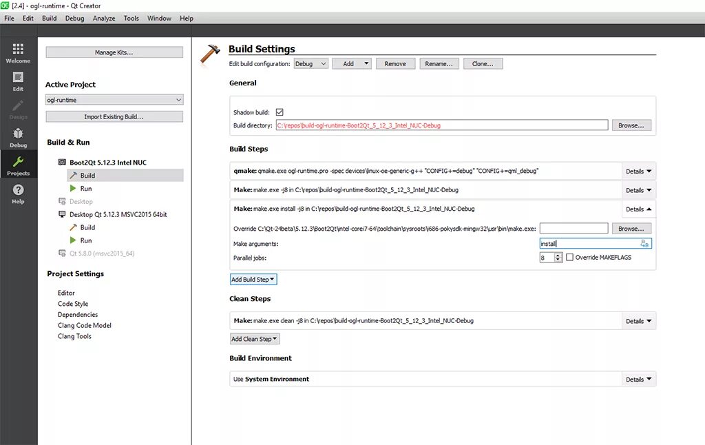 Project qt аккаунт. Qt Project settings. Qt creator Project settings. Qt/embedded. Qt setting