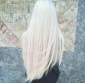 Длинные белые волосы