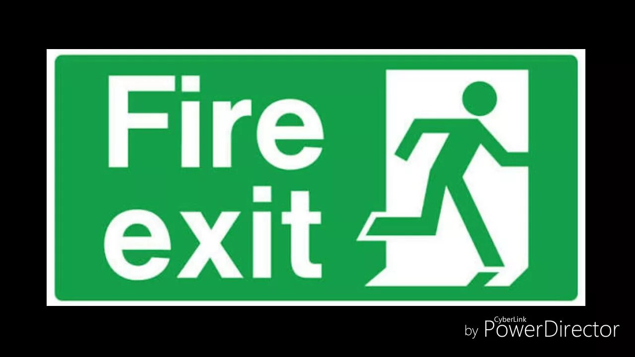Go exit. Emergency exit sign. пожарный выход.