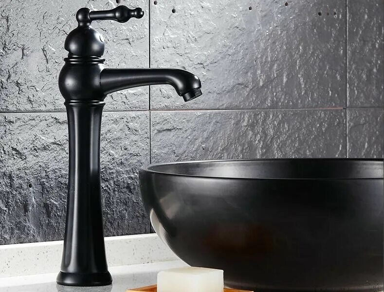 Смеситель для раковины extracting Faucet Tall Black dxmp004. Смеситель для раковины v005 черный. Смеситель для накладной раковины черный. Черный смеситель ретро для раковины. Кран черный для ванны