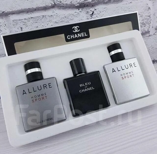 Купить шанель мужской оригинал. Мужской подарочный набор Chanel"Eau de Toilette pour homme"3 x 25 ml. Набор Шанель Аллюр мужские. Chanel bleu de Chanel Шанель Блю подарочный набор для мужчин 3 х 30 мл. Подарочный набор Chanel 3в1.