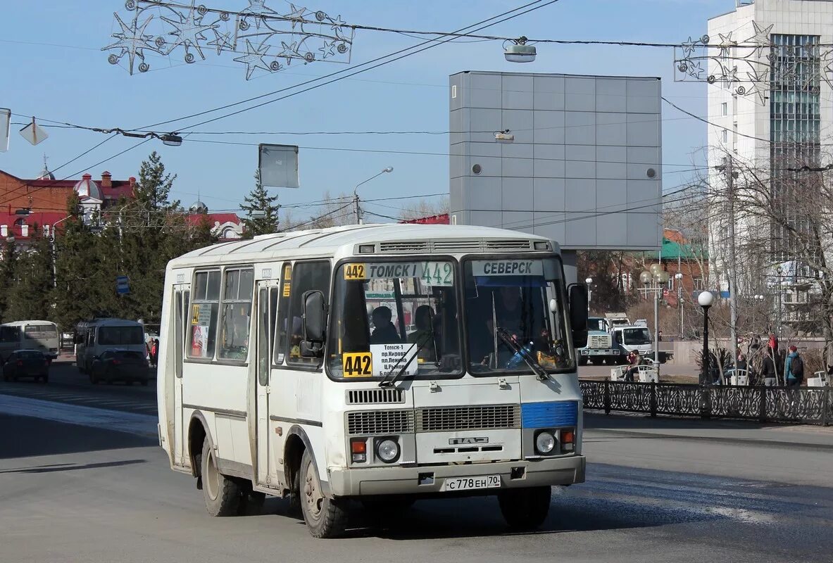 Автобусный маршрут 442 томск. Паз 32054-70. 32 автобус северск. 442 маршрут северск. 442 маршрут северск.