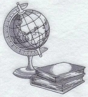 Глобус для срисовки