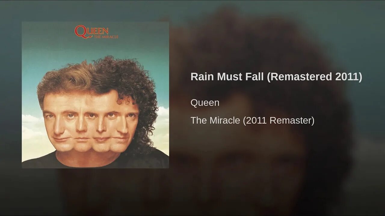 It must rain