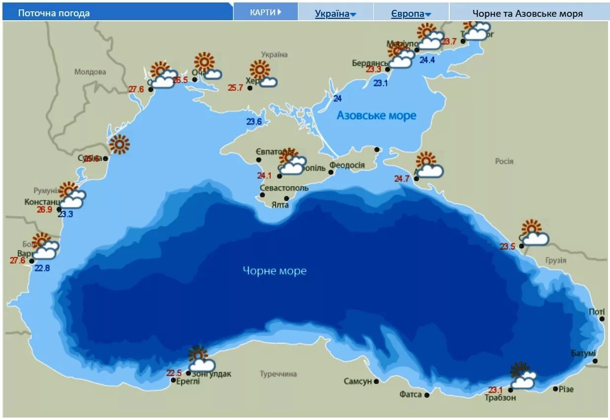 Вода в черном море температура сегодня крым. Карта глубин черного моря. Климатическая карта черного моря. Климат побережья черного моря. Температурная карта черного моря.