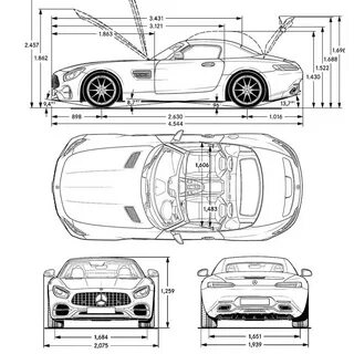 Чертеж mercedes