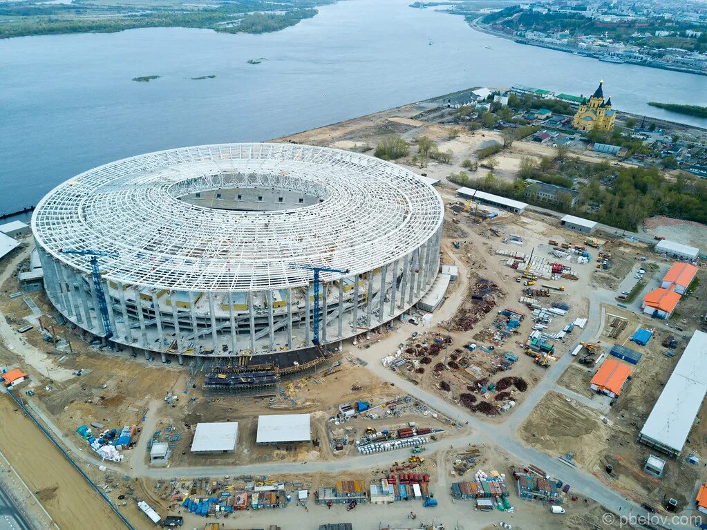 Нижний Новгород стадион к ЧМ 2018. Стадион Нижний Новгород 2023. Нижний Новгород стадион к ЧМ 2018 фото. Стрелка стадион Нижний Новгород. Arena нижний новгород