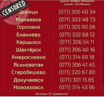 Феникс днр номер