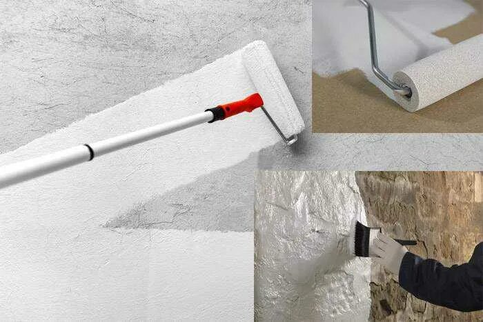 Грунтование поверхности. Грунтовка для стен. Сколько раз грунтовать стены. Грунтование стен фото 9х16. Нанесение грунтовки.