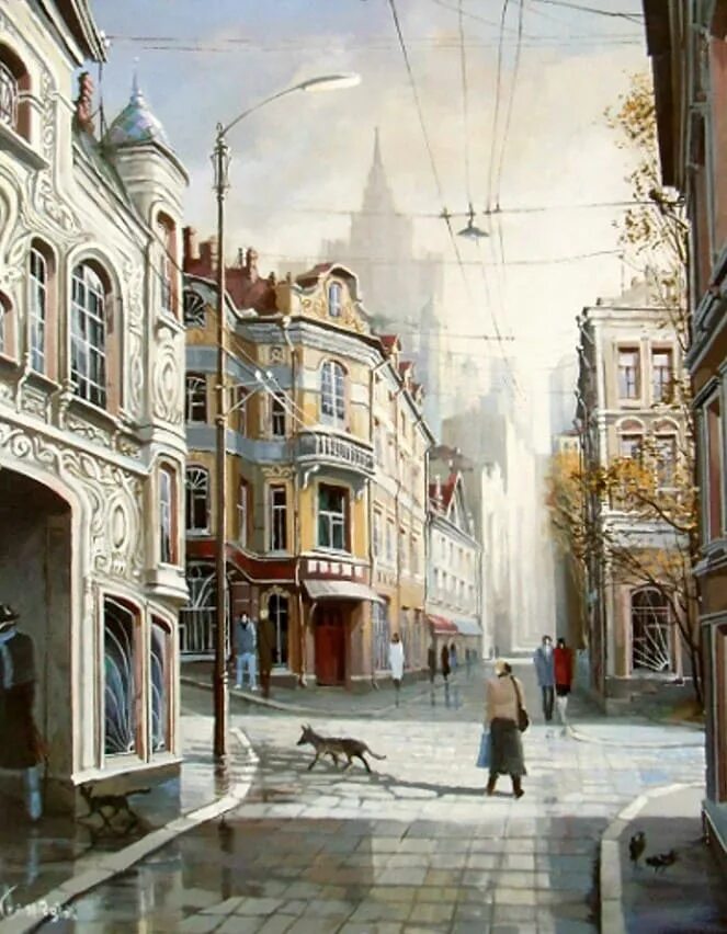 Колбасов владимир живопись. Александр стародубов картины старая москва. Город глазами художников. Современный городской пейзаж. Алексей шалаев картины москва.