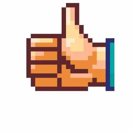 Hands up pixel