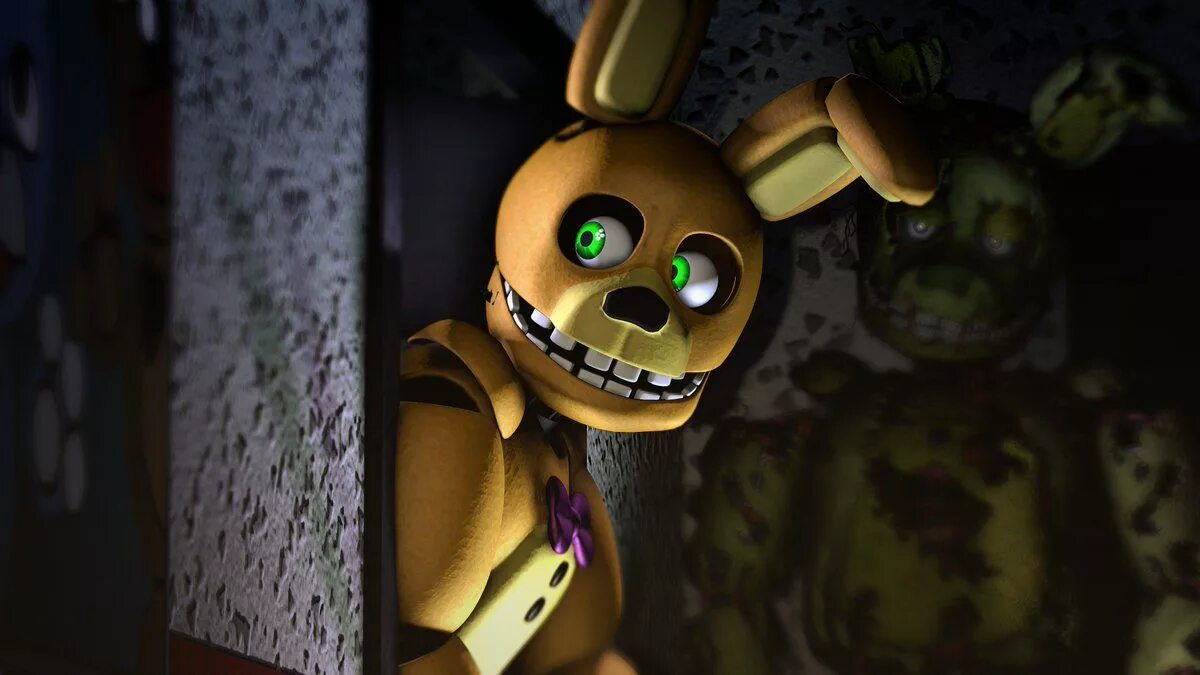 Спринг fnaf. Спринг бонни sfm. fnaf спринг бонни sfm. спринг бонни и спрингтрап. фнаф 3 спринг бонни.