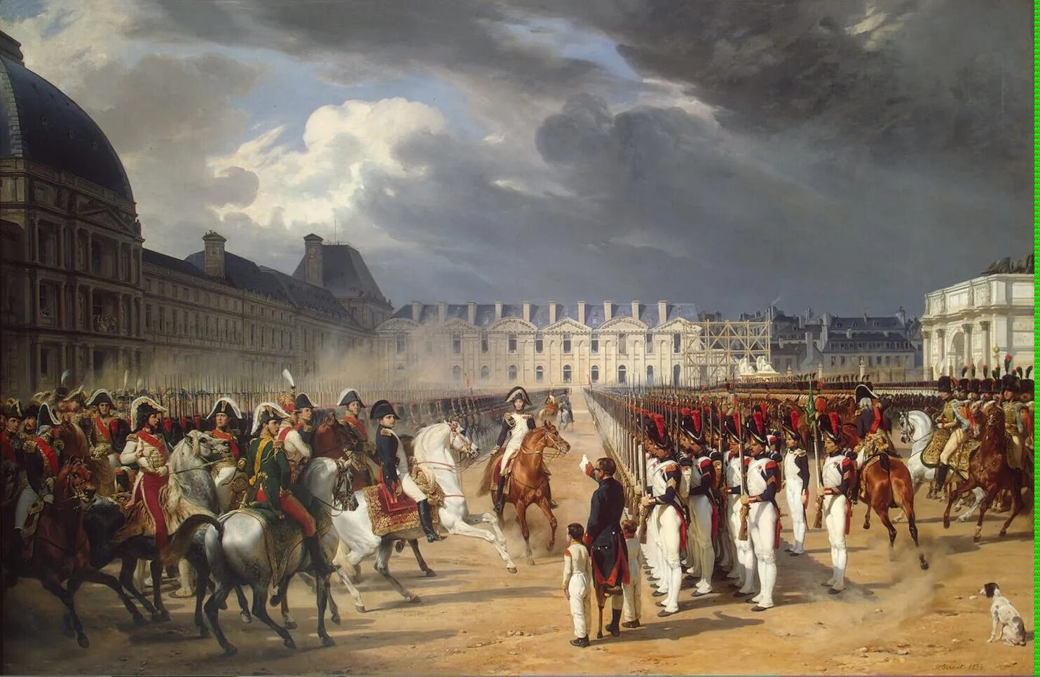 Падение второй империи во франции. Орас Верне Наполеон. Верне Орас парад Наполеона.