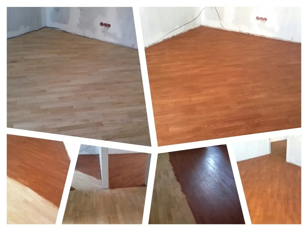 Изменить цвет пола. Циклевка и тонировка паркета. Тонирование деревянного пола. Цветной лак для паркета. Изменить цвет пола.