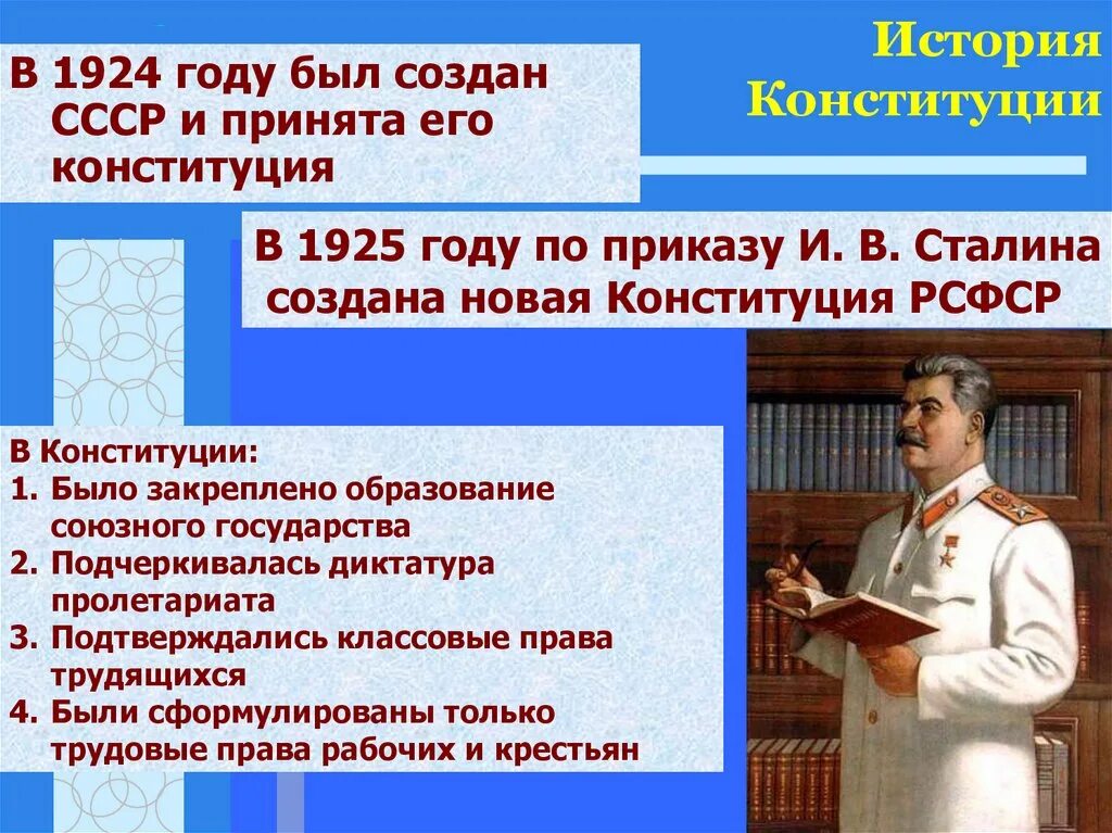 Какие характеристики не относятся к сталинской конституции. Конституция 1925 года. 1924 событие в россии. форма правления ссср по конституции 1924. конституция ссср 1924 история.