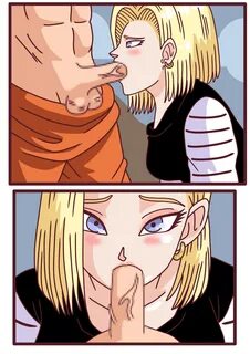 Rule34 - If it exists, there is porn of it / unknown artist, android 18, krillin