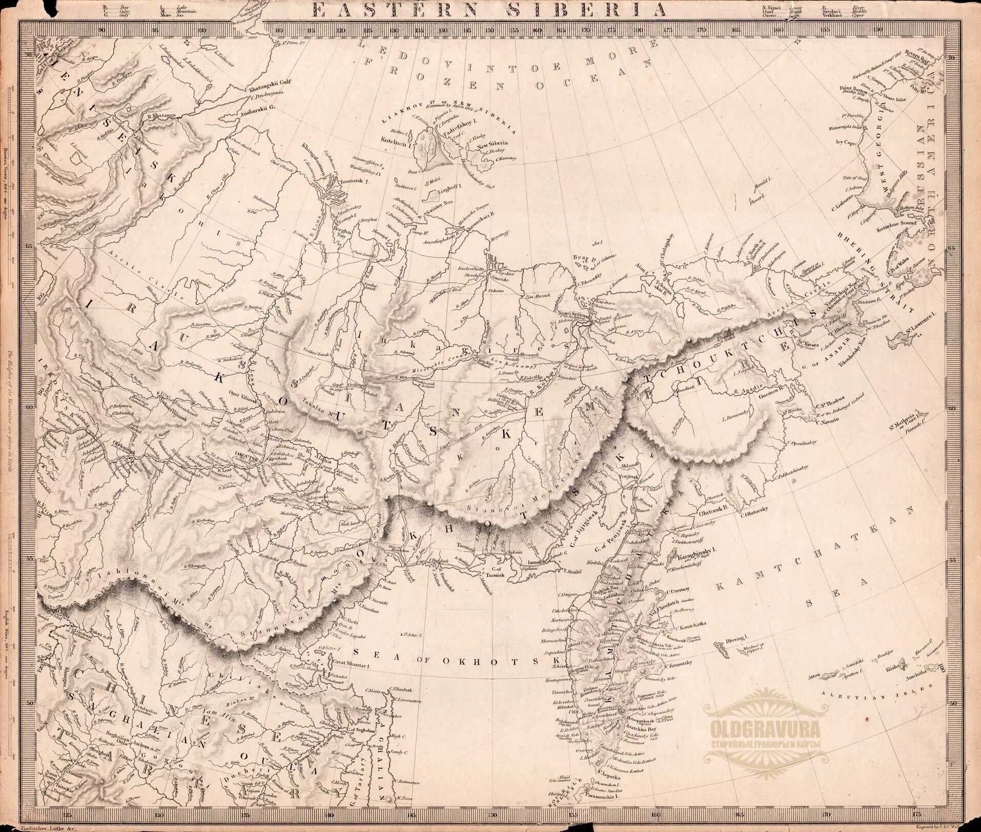 Дальше на карту будут. Восточная Сибирь карта 19 век. Карта Сибири 19 век. Дальний Восток 19 век карта. Карта Восточной Сибири 19 века.