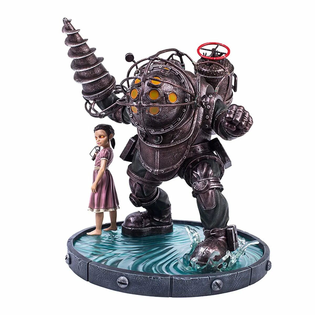 Bioshock daddy. Bioshock big Daddy фигурка. Биошок 1 большой папочка. Биошок папочка фигурка. Биошок 2 большой папочка без шлема фигурки.