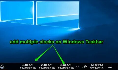 Часовые пояса windows 10
