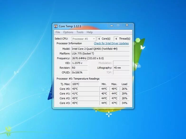 Core Temp. CORETEMP для Windows 7. Программа CPU Temp. Core Temp Monitor. Core temp русский язык