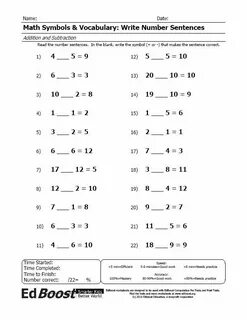 Number the sentences