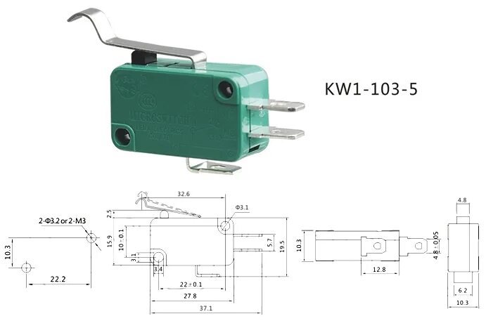 5 103 1 8. Микропереключатель kw1. Переключатель kw1-103-6. Kw1-103. Kw1-103-6.