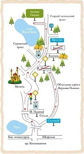 Расписание балтым верхняя пышма. Лесная сказка Балтым схема. Озеро Балтым карта. База отдыха Лесная сказка Балтым. Река Балтым верхняя Пышма.