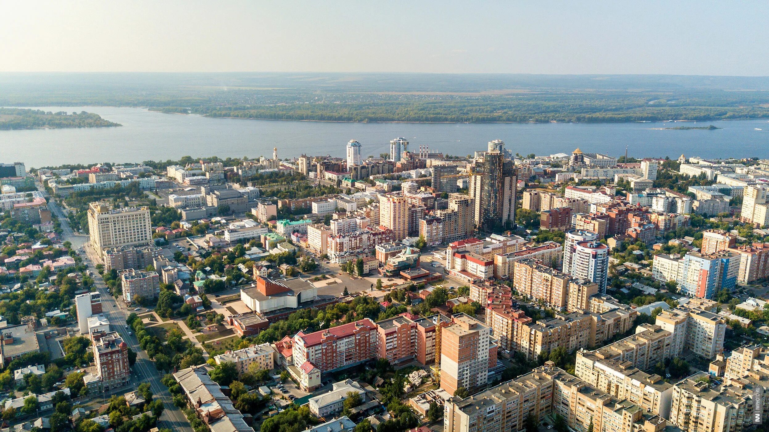 Вид города самары