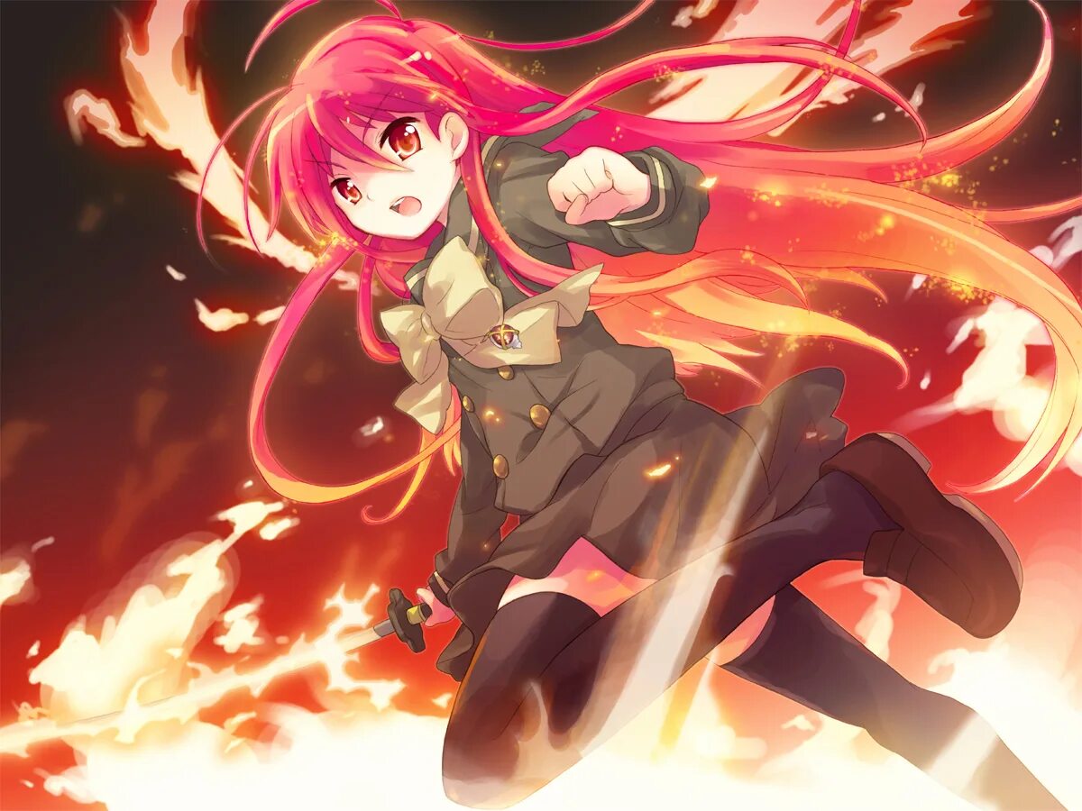 Shailo shana. Огнеглазая Шана. Шана Shakugan no Shana.