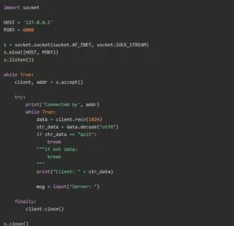 Python socket files