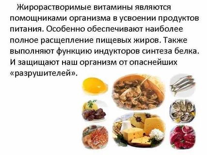 Жиры источники витаминов