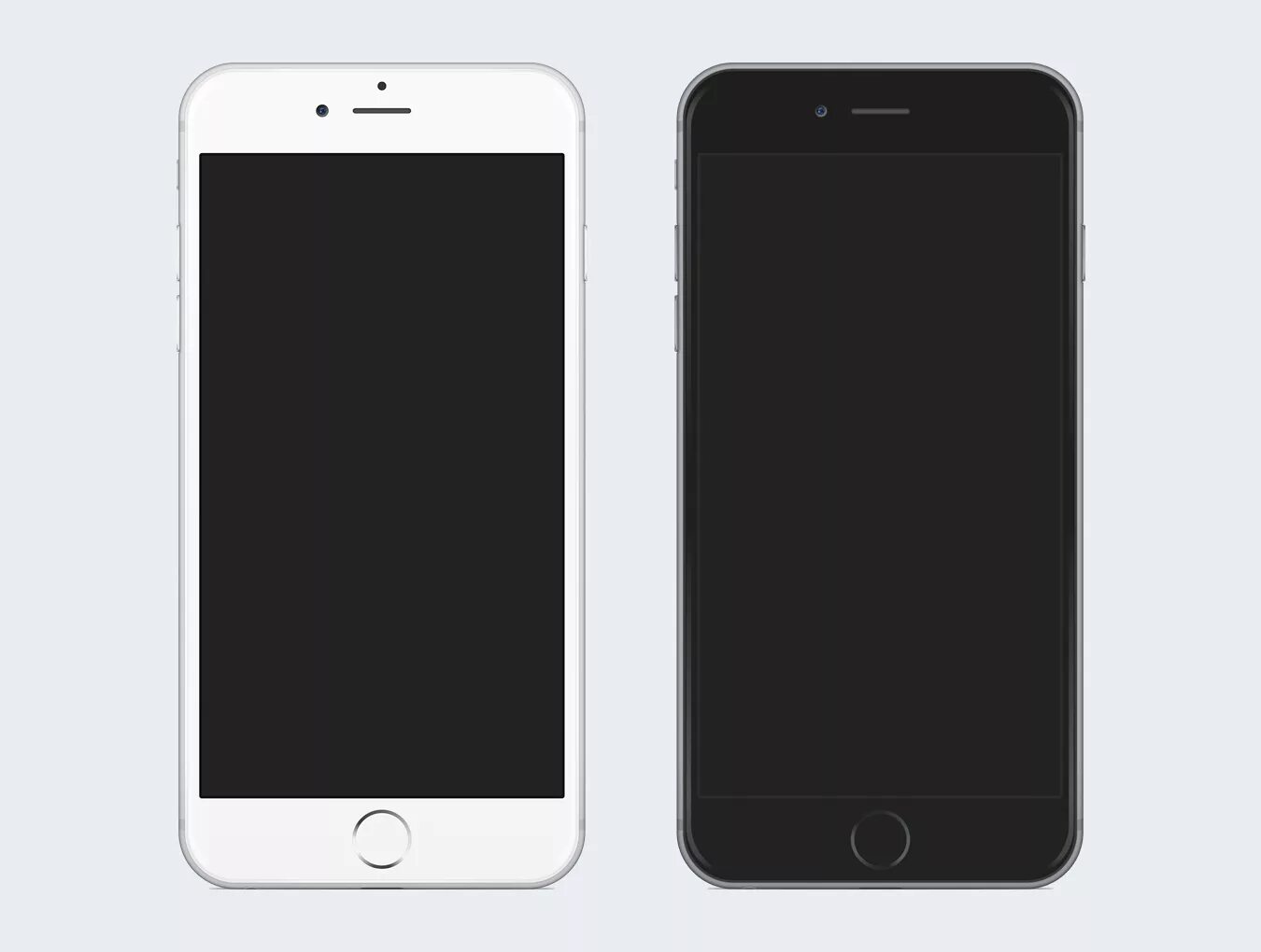 Звонки айфона 6. Айфон 6 черный. Айфон 6 плюс сбоку. Макет айфона. Черно белый экран iphone.